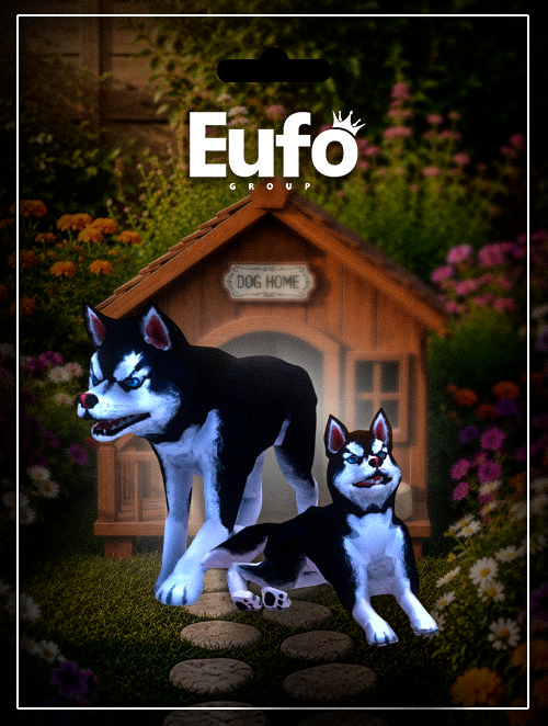 HUSKY SENTADO