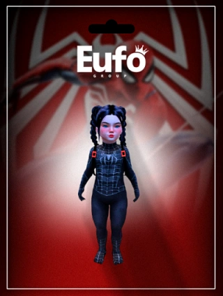 SKIN FEM HOMEM ARANHA BLACK (BABY)