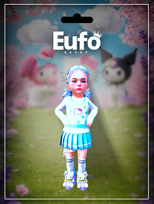 SKIN HELLOKITTY AZUL 30 DIAS